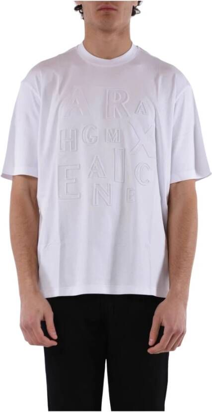 Armani Exchange T-Shirts Wit Heren
