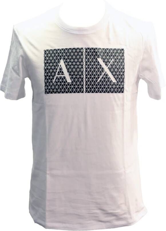 Armani Exchange Stijlvolle Heren T-Shirt Collectie White Heren