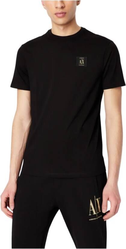 Armani Exchange T-Shirts Zwart Heren