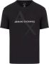 Armani Exchange Zwart T-shirt Regular Fit Korte mouwen Ronde hals Black Heren - Thumbnail 3