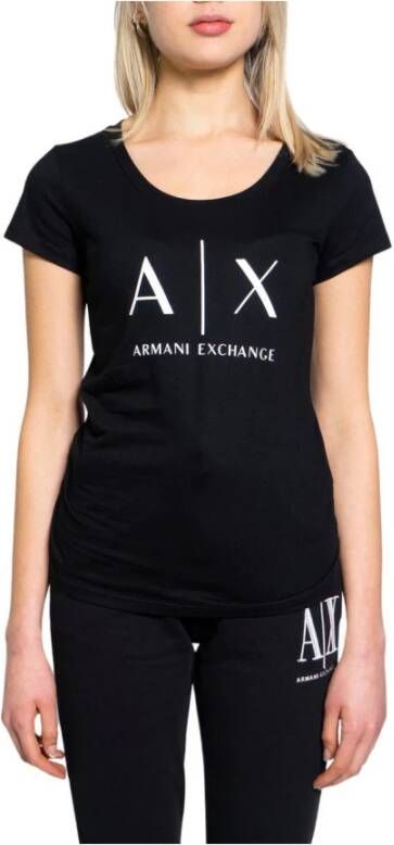 Ar i Exchange Casual T-shirt Lente Zomer Collectie Black