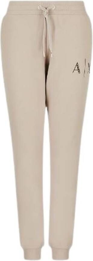 Armani Exchange Trousers 6Lypag Beige Dames