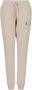 Armani Exchange Sportieve Katoenen Sweatpants Elastische Taille Logo Beige Dames - Thumbnail 2