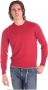 Armani Exchange Rondhals gebreide trui Red Heren - Thumbnail 2
