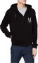 Armani Exchange Stijlvolle Zip Sweatshirt voor Mannen Black Heren - Thumbnail 5