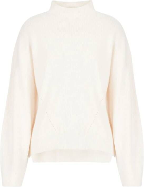 Emporio Armani Lichtgewicht Natuurlijke Witte Sweaters White Dames