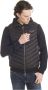 Armani Exchange Zwarte mouwloze jas met ritssluiting en zijzakken Black Heren - Thumbnail 6