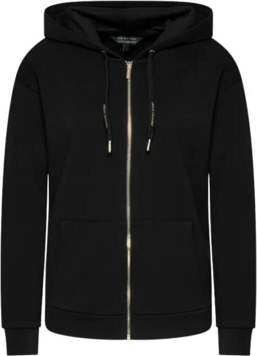 Armani Exchange Vrouwen kleding sweatshirts 6Ym56 Zwart Dames