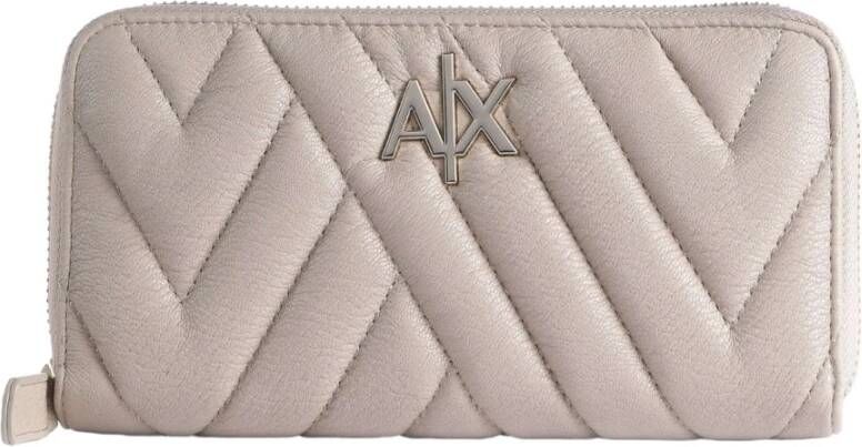 Armani Exchange Wallets & Cardholders Beige Dames