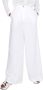 Armani Exchange Wide Trousers White Dames - Thumbnail 1