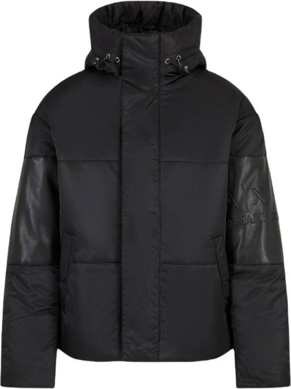 Armani Exchange Winter Jackets Zwart Heren