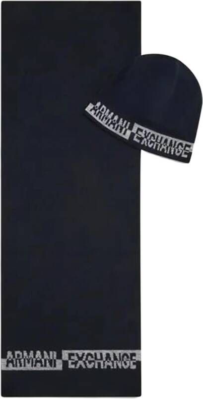 Armani Exchange Winter Scarves Zwart Heren