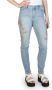 Armani Dames Skinny Jeans Lente Zomer Collectie Blauw Dames - Thumbnail 1