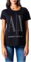 Armani Exchange Bedrukt Dames T-shirt Black Dames - Thumbnail 3