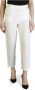 Armani Exchange Stijlvolle linnen broek met elastische tailleband White Dames - Thumbnail 1