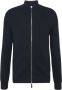 Emporio Armani Blauwe Cardigan Zip Sweater Lichtgewicht Blue Heren - Thumbnail 7