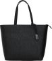 Armani Exchange Stijlvolle Zwarte Shopper Tas met Logo Bedel Black Dames - Thumbnail 2