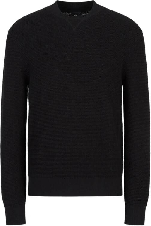 Armani Exchange Zwarte Sweaters voor Heren Zwart Heren