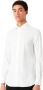 Emporio Armani Witte Katoenen Overhemd met Logoprint White Heren - Thumbnail 3