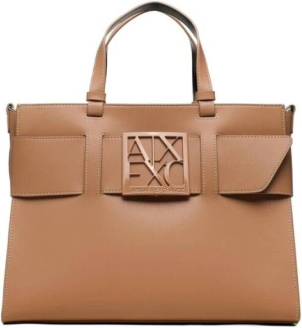 Armani Exchange Basisportemonnee Brown Dames