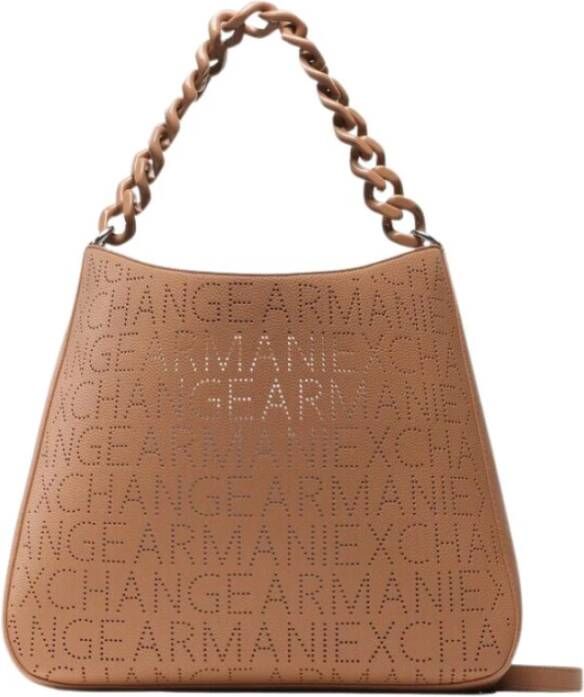Armani Exchange Dames Hobo Tas Brown Dames