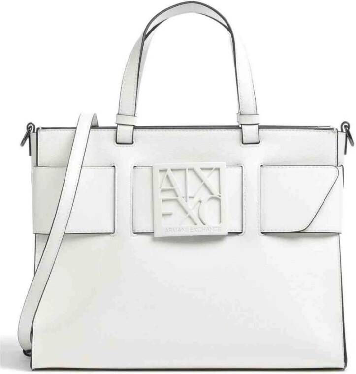 Armani Exchange Handbags White Dames