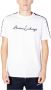 Armani Exchange Biologisch Katoen Wit T-shirts en Polos White Heren - Thumbnail 1
