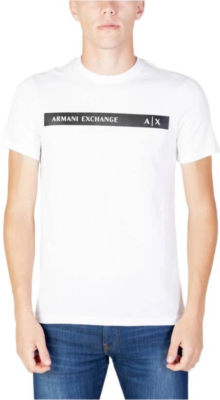 Armani Exchange T-Shirt Heren Armani Exchage T-Shirt White Heren