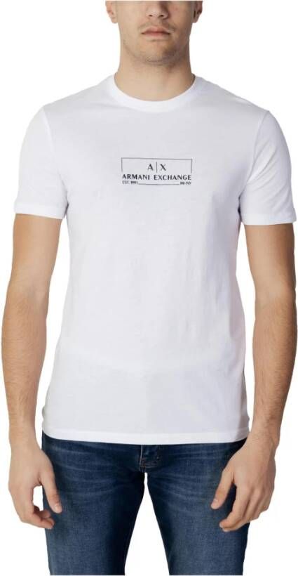 Armani Heren Wit T-shirt Wit Heren