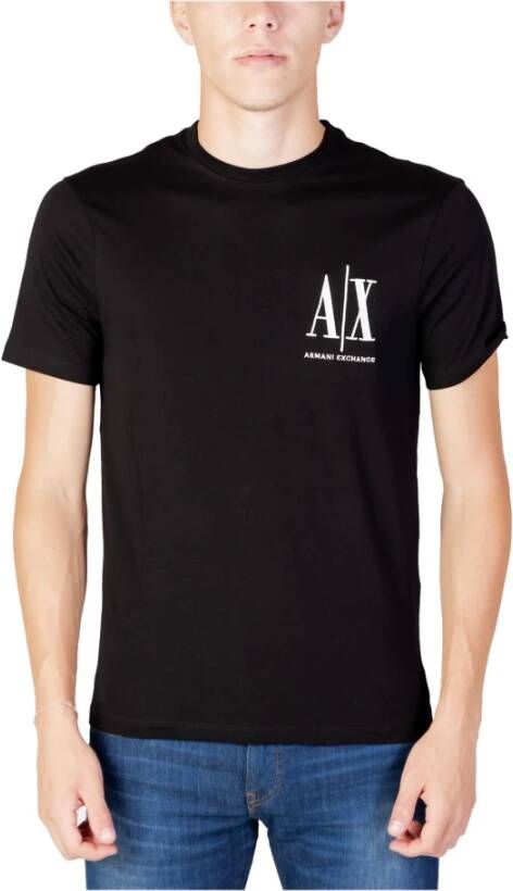Armani Heren Zwart T-shirt Zwart Heren