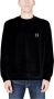 Armani Exchange Velours Rechte Sweater Zwart Black Heren - Thumbnail 2