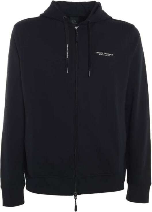 Armani Hoodies Blauw Heren