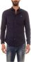 Armani Jeans Casual Katoenen Overhemd Blue Heren - Thumbnail 1