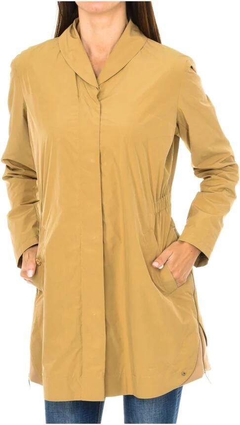 Armani Bruine Jas met Reverskraag en Knoop- en Ritssluiting Brown Dames - Foto 3