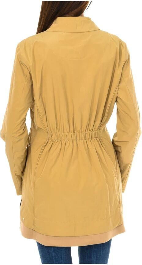 Armani Bruine Jas met Reverskraag en Knoop- en Ritssluiting Brown Dames - Foto 2