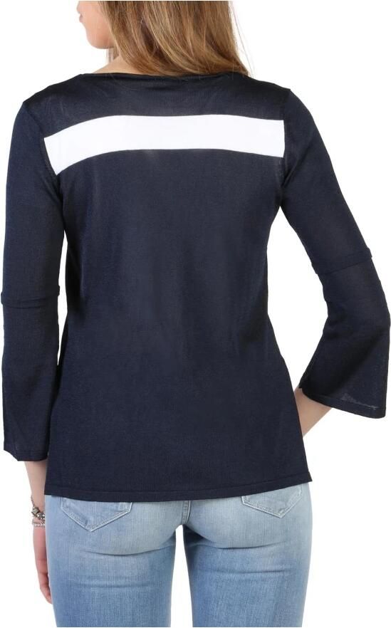 Armani Jeans Dames Frontsluiting Sweater in Polyamide Blue Dames - Foto 3