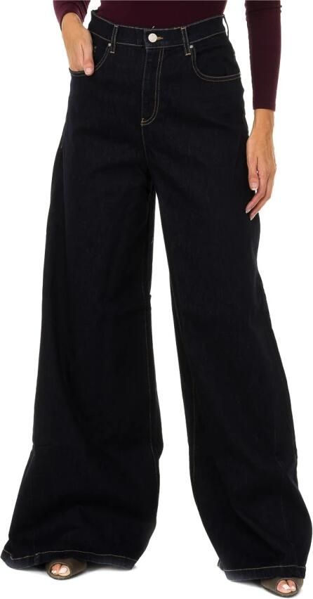 Armani Jeans Flared Denim Jeans met Elephant Leg Blue Dames - Foto 3