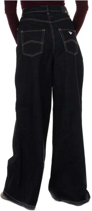 Armani Jeans Flared Denim Jeans met Elephant Leg Blue Dames - Foto 2