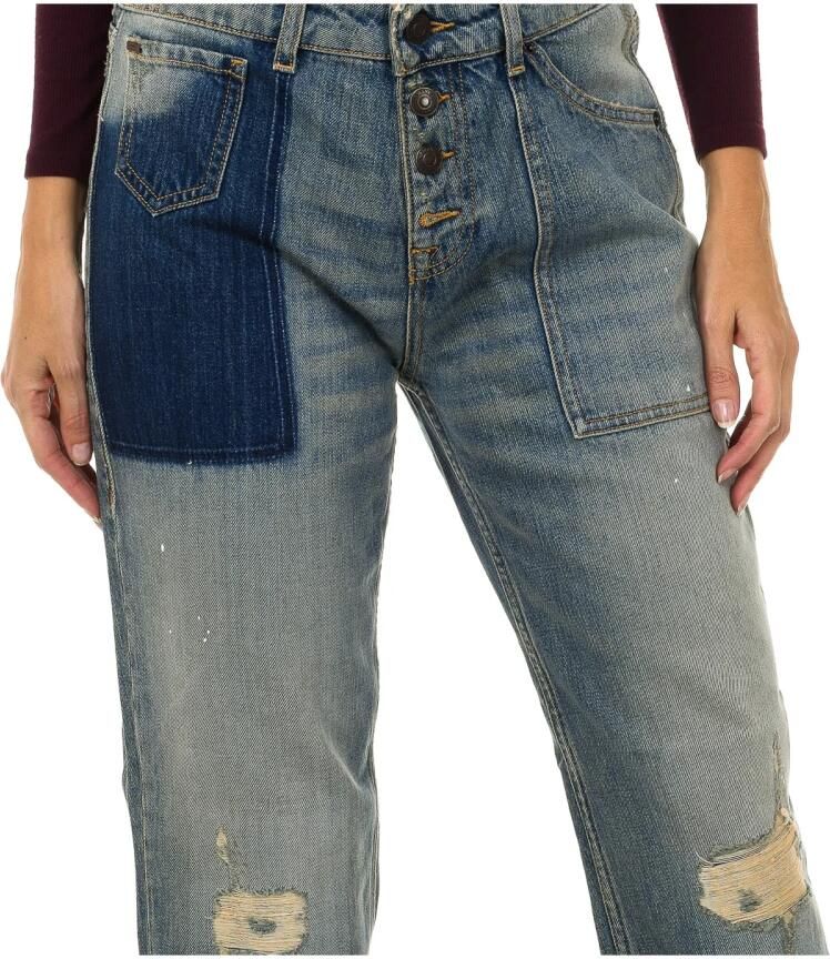 Armani Jeans Gescheurde Denim Jeans Blue Dames - Foto 2