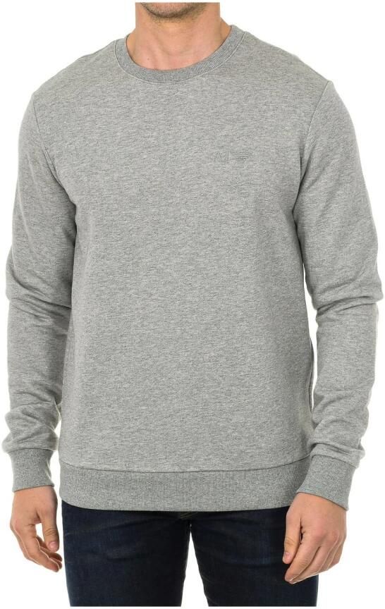 Armani Jeans Heren Zwarte Sweatshirt Ronde Hals Lange Mouw Gray Heren - Foto 2