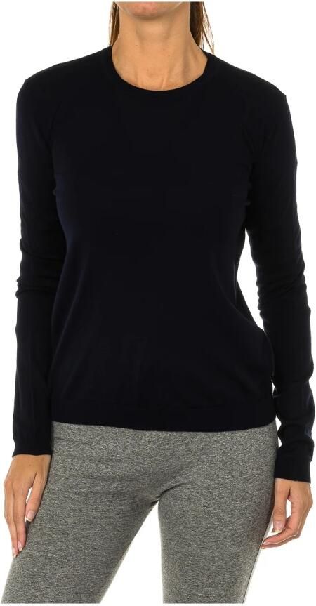 Armani Jeans Navy Lange Mouw Jersey Klassiek Ontwerp Blue Dames - Foto 3