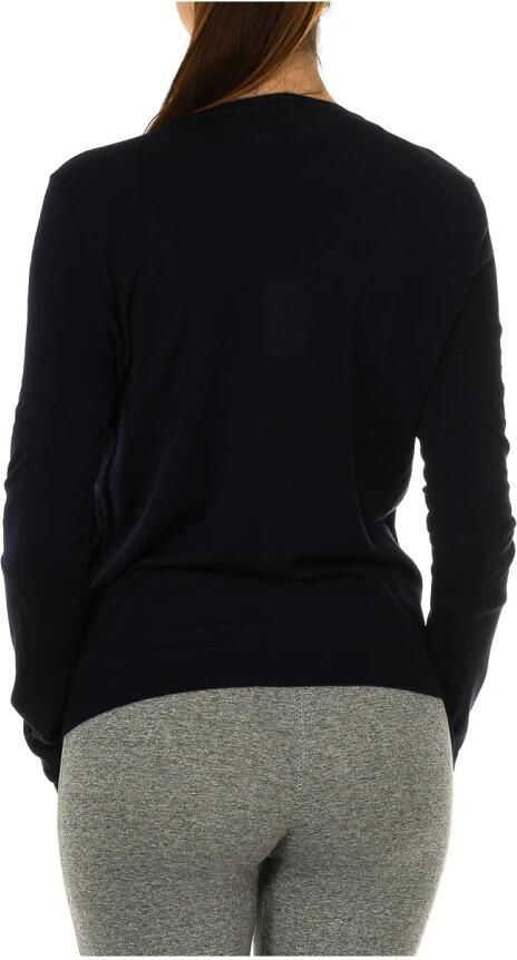 Armani Jeans Navy Lange Mouw Jersey Klassiek Ontwerp Blue Dames - Foto 2