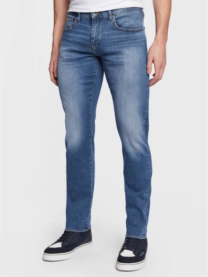Armani Exchange Basis Denim Jeans Blue Heren