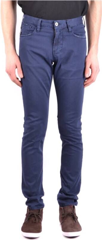 Armani Slim-Fit Jeans voor Mannen Blue Heren