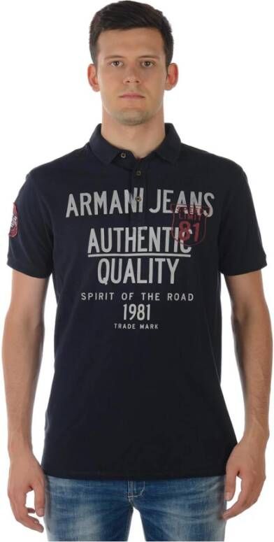 Armani Jeans Sa6M14M Polo Blauw Heren