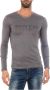 Armani Jeans Shirt met lange mouwen Grijs Heren - Thumbnail 1