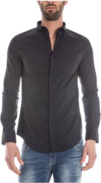 Armani Jeans shirt Zwart Heren