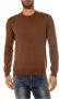 Armani Jeans Gezellige Gebreide Trui Brown Heren - Thumbnail 1