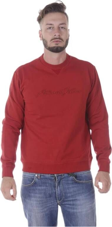 Armani Jeans Capuchontrui Red Heren