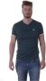 Armani Jeans Casual Logo Print Top Green Heren - Thumbnail 1